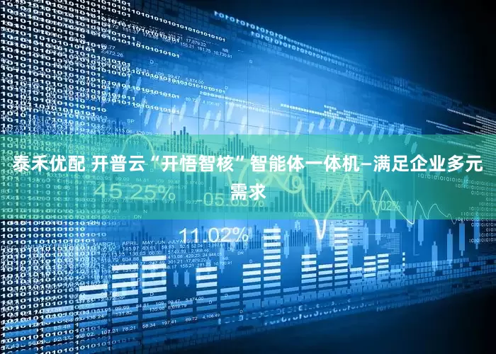 泰禾优配 开普云“开悟智核”智能体一体机—满足企业多元需求