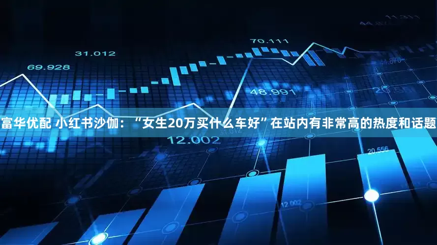 富华优配 小红书沙伽：“女生20万买什么车好”在站内有非常高的热度和话题